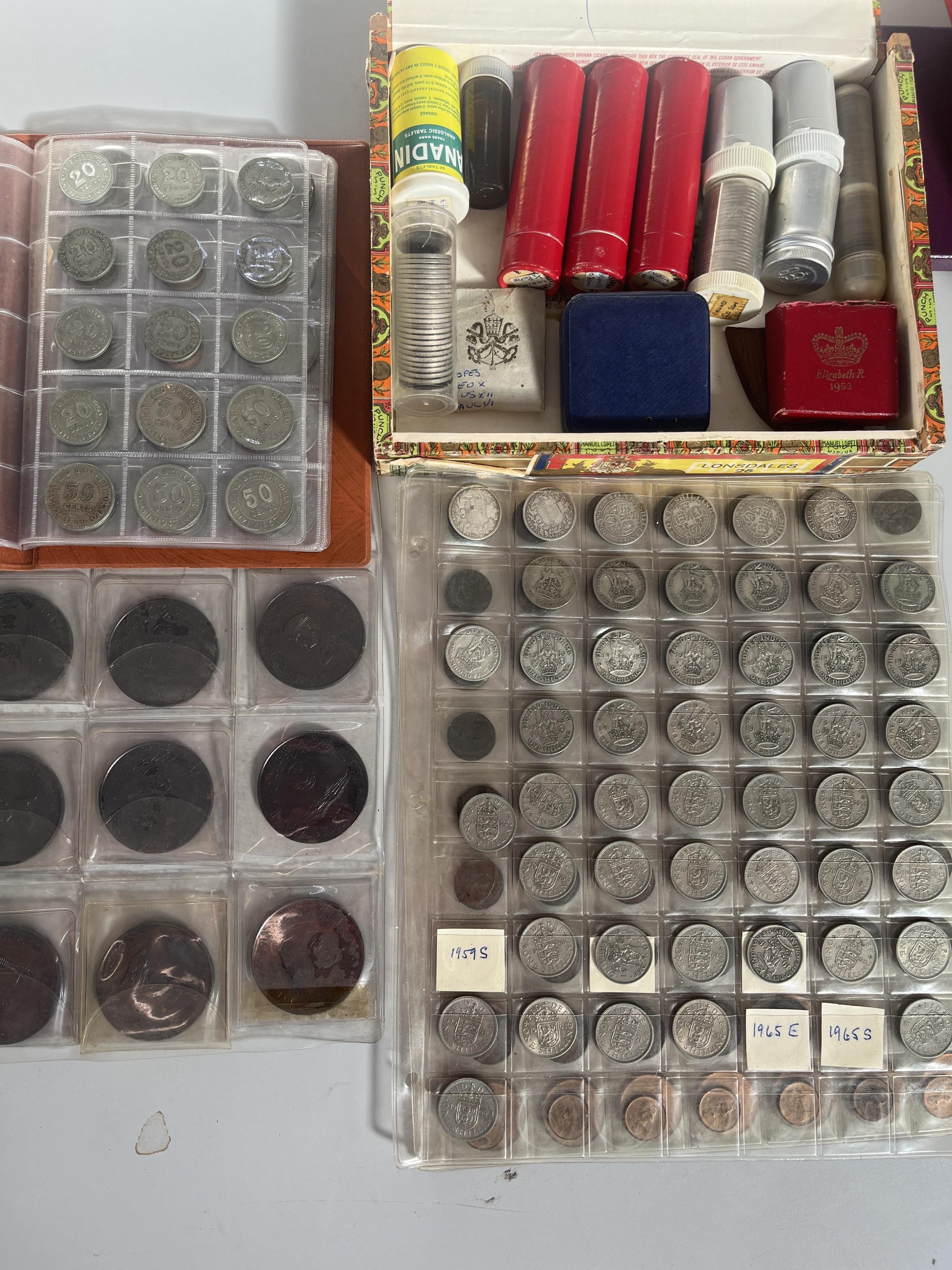 British, Brunei, Australia, New Zealand and world coins, British coins, Victoria to QEII shillings, Brunei; Nine Coronation of Sultan Hassanal Bolkiah commemorative medals, etc., Australia and New Zealand coins, Edward V